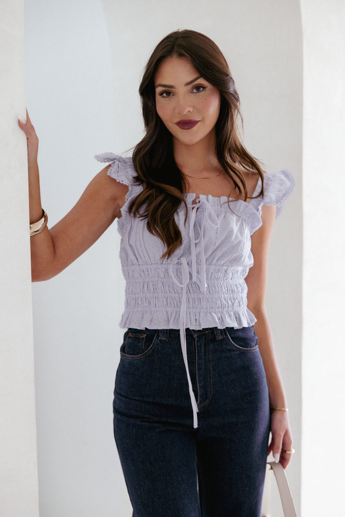 Petal and Pup USA TOPS Giran Top - Cashmere Blue