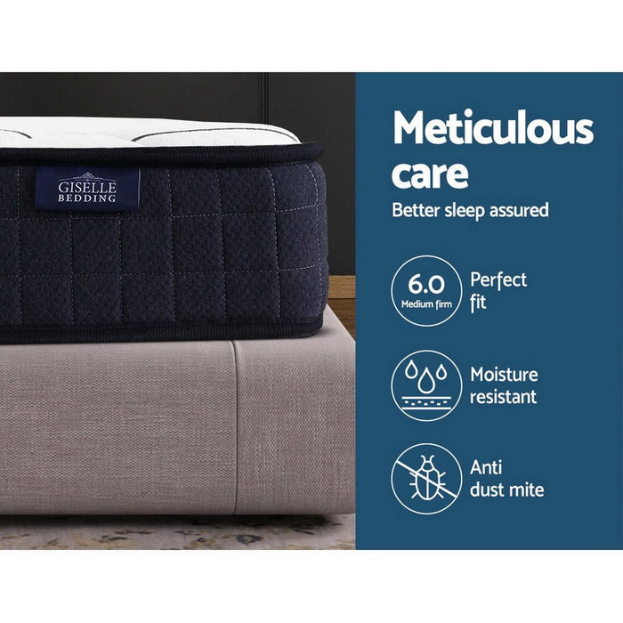 Giselle Bedding 16cm Mattress Medium Firm Queen -Home Living Store - -