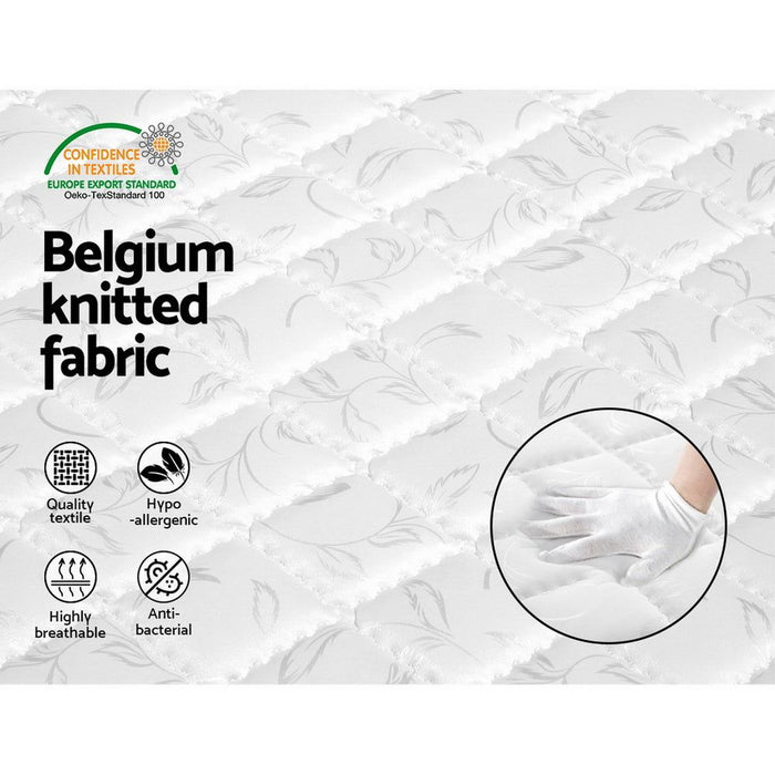Giselle Bedding 16cm Mattress Tight Top King Single -Home Living Store - -