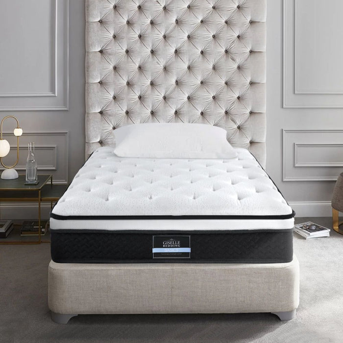 Giselle Bedding 21cm Mattress Euro Top King Single -Home Living Store - -
