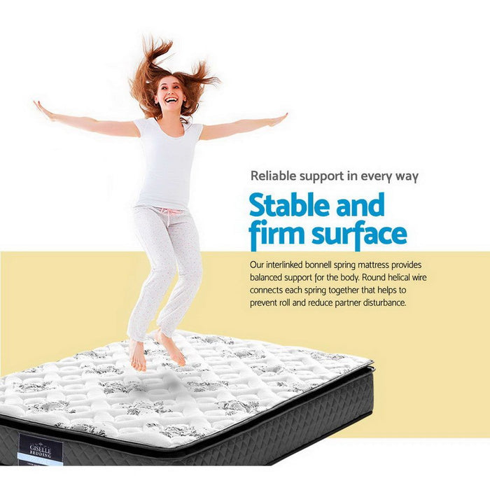 Giselle Bedding 24cm Mattress Pillow Top Queen -Home Living Store - -