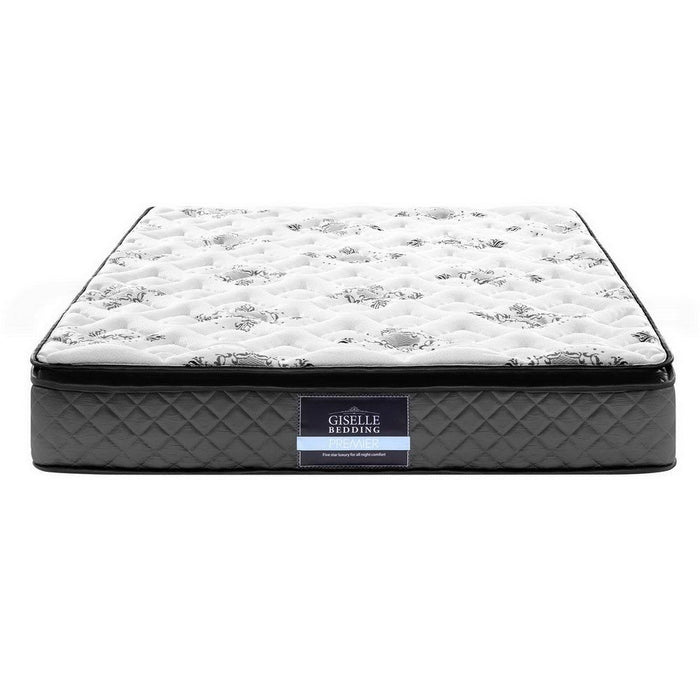 Giselle Bedding 24cm Mattress Pillow Top Queen -Home Living Store - -