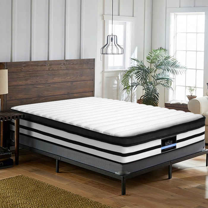 Giselle Bedding 27cm Mattress Euro Top Queen -Home Living Store - -