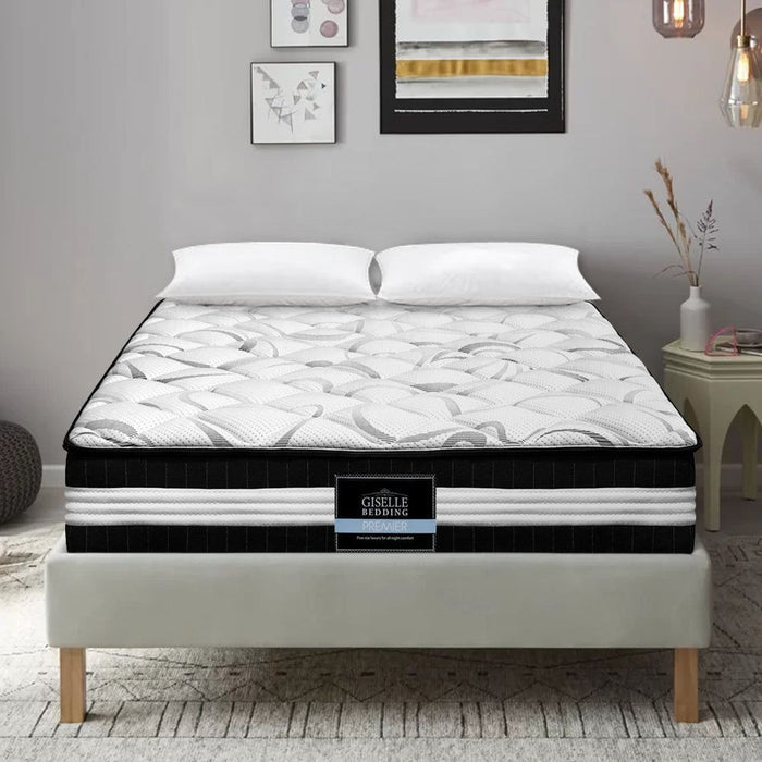 Giselle Bedding 30cm Mattress Medium Firm Queen -Home Living Store - -