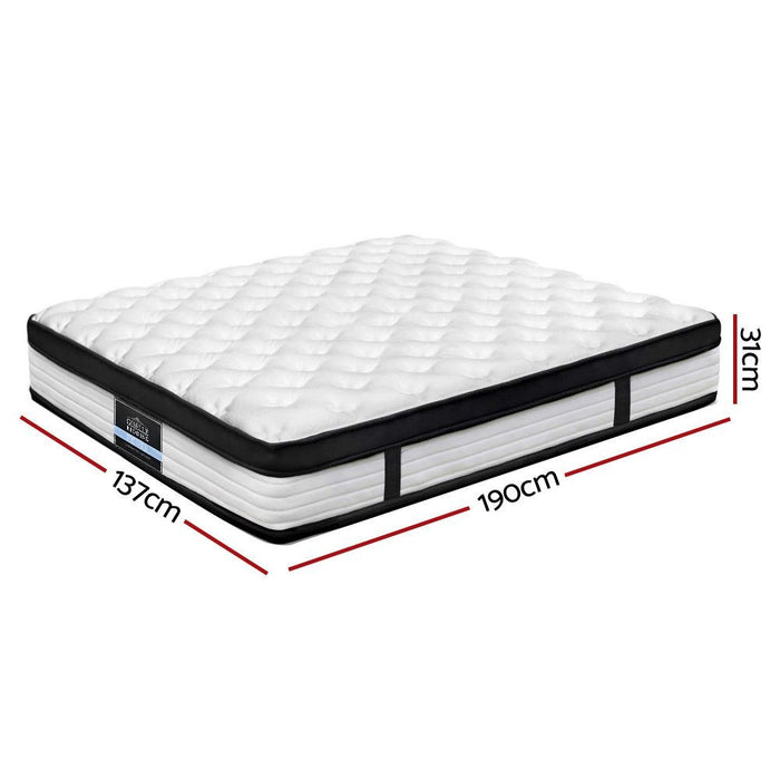 Giselle Bedding 31cm Mattress Euro Top Double -Home Living Store - -