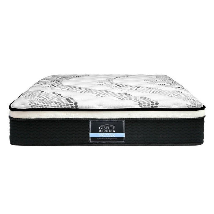 Giselle Bedding 32cm Mattress Euro Top King Single -Home Living Store - -