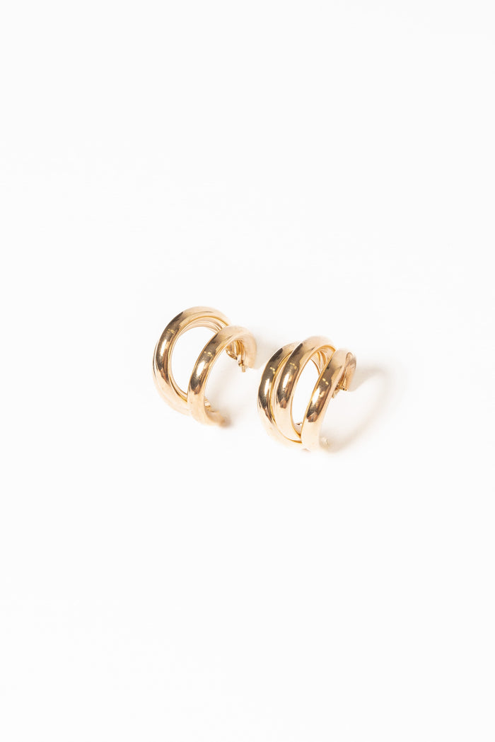 Petal and Pup USA ACCESSORIES Giulia Earrings - Gold One Size