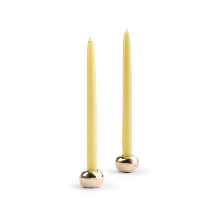 Nancy Pearce Globular Candleholder Pair