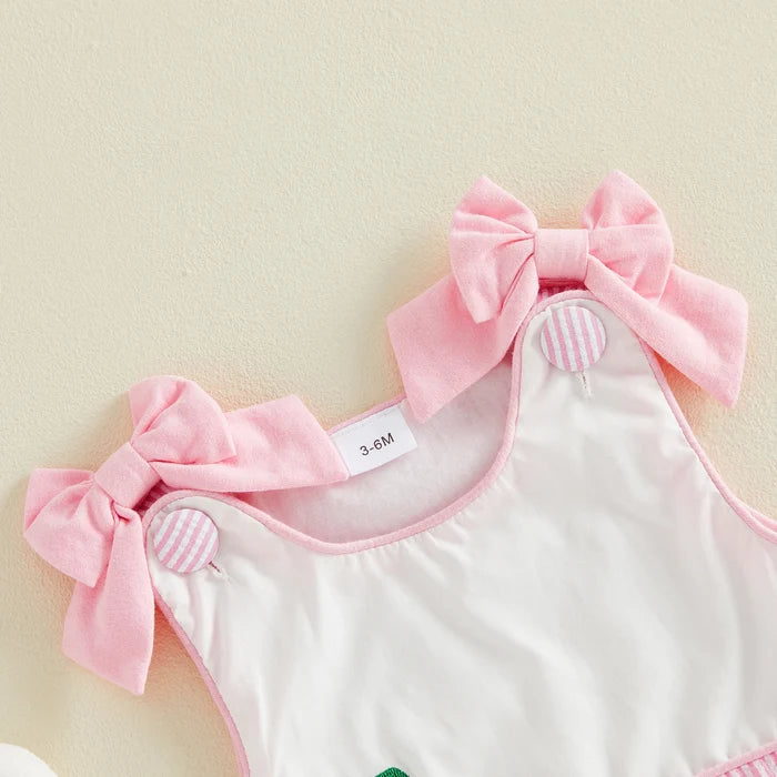 GOLF CART Pink Bowtie Onesie