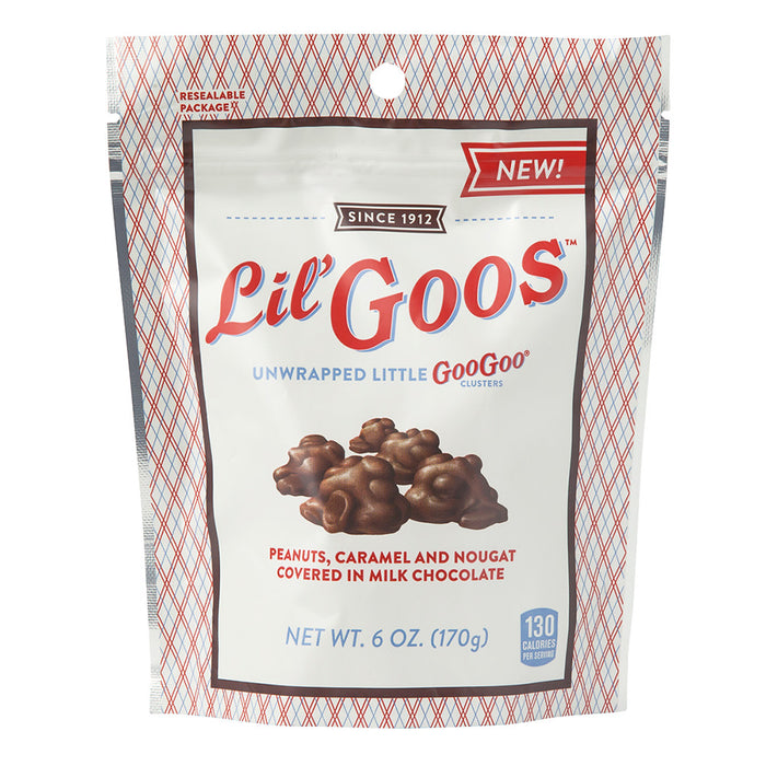 Goo Goo Clusters Lil' Goos Original Candy Clusters - 6 Count Pouches