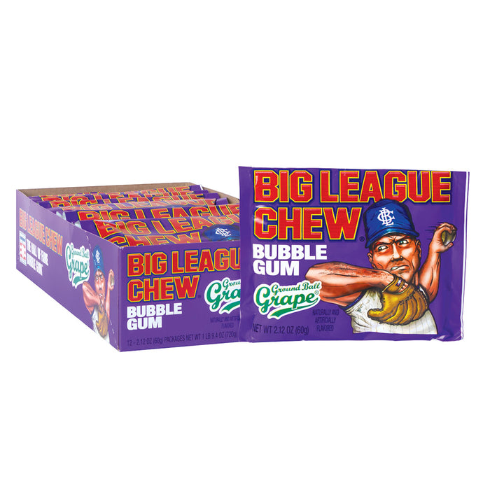 Grape Big League Chew - 12ct
