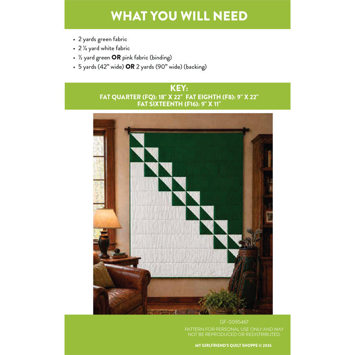 Grass Clippings Quilt (Downloadable Sewing Pattern)