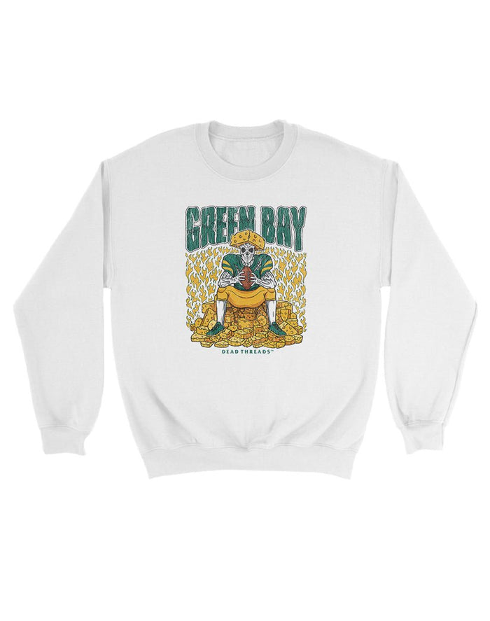 GREEN BAY FOOTBALL v1 KIDS CREWNECK SWEATSHIRT – Kids clothes – Dead Threads Apparel