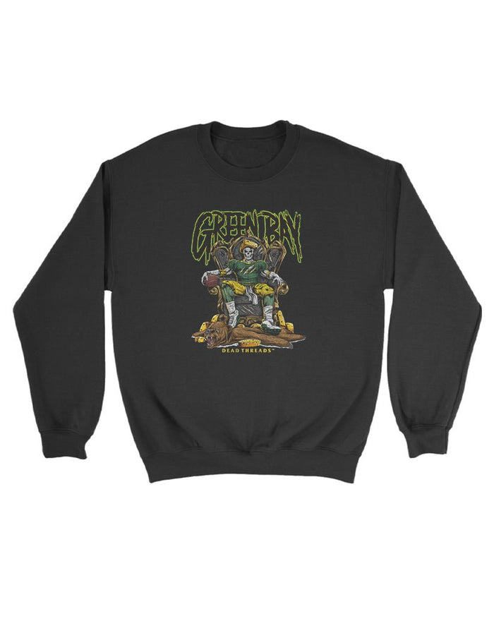 GREEN BAY FOOTBALL v2 KIDS CREWNECK SWEATSHIRT – Kids clothes – Dead Threads Apparel