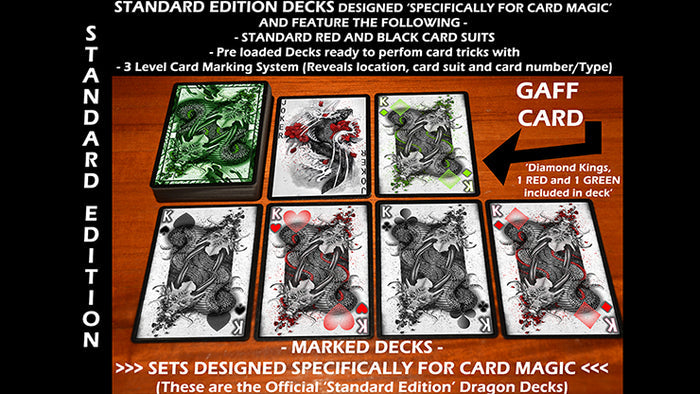 Green Dragon Playing Cards Playing Cards by RarePlayingCards.com