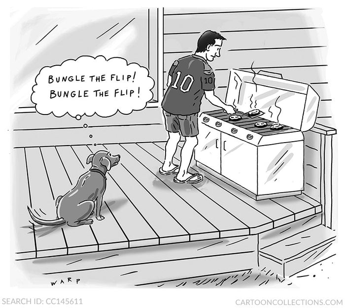 Grilling Aprons - "Bungle the flip!"