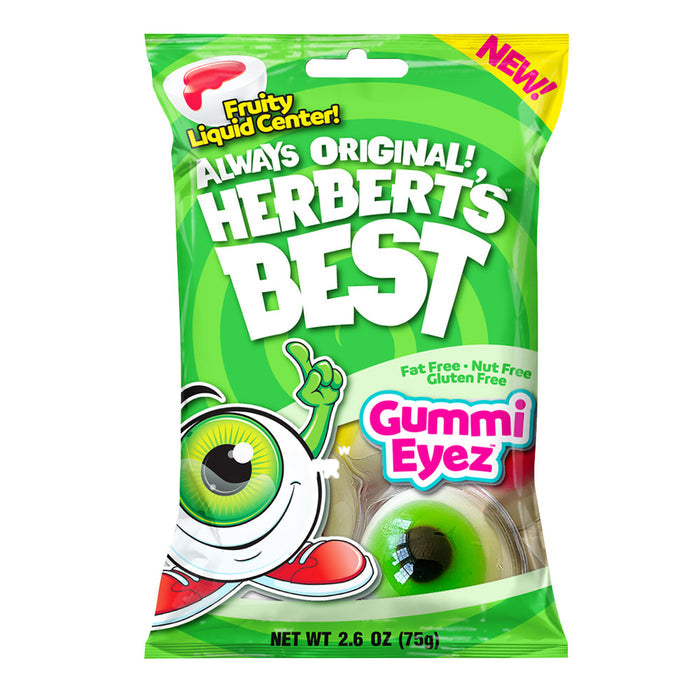 Gummi Eyes Candy Peg Bag - 12 Count