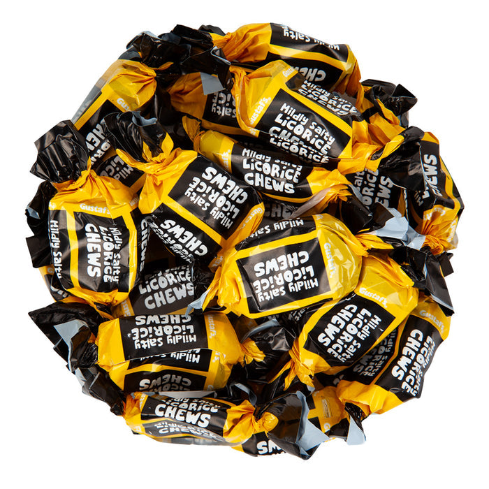 Gustaf's Mildly Salty Licorice Toffee Chew Candy - 5 LB