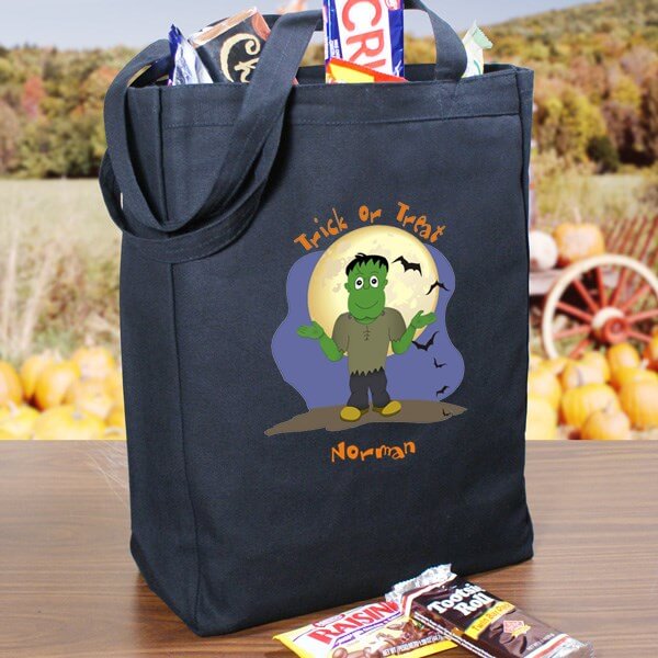 Halloween Icon Personalized Trick or Treat Bag