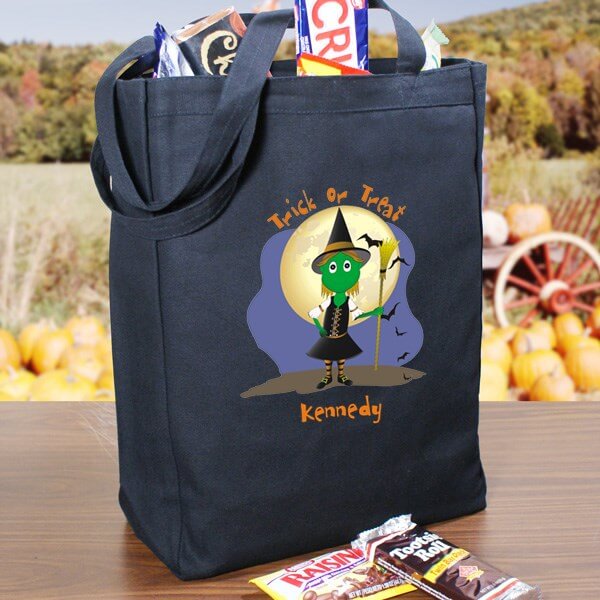 Halloween Icon Personalized Trick or Treat Bag