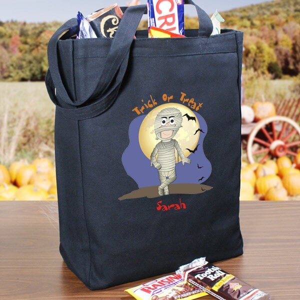 Halloween Icon Personalized Trick or Treat Bag