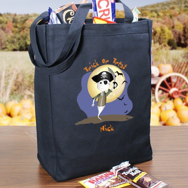 Halloween Icon Personalized Trick or Treat Bag