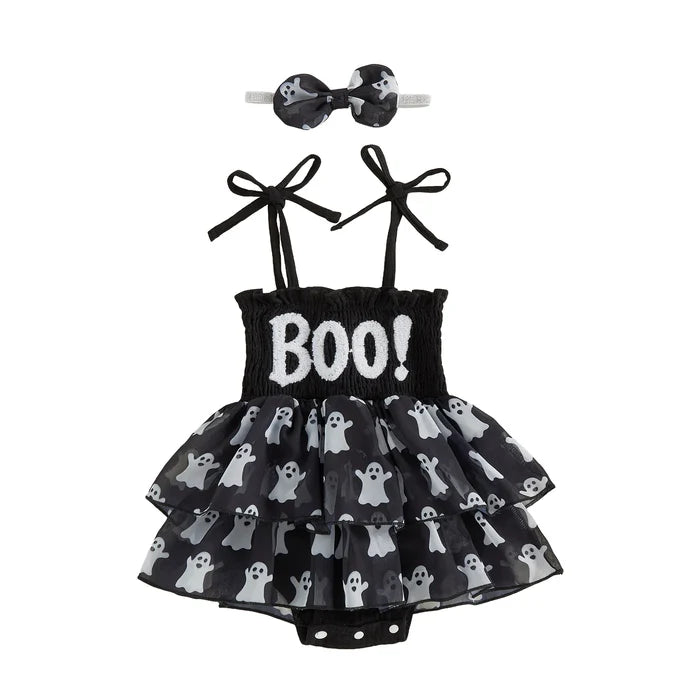 HALLOWEEN Layered Tutu Romper