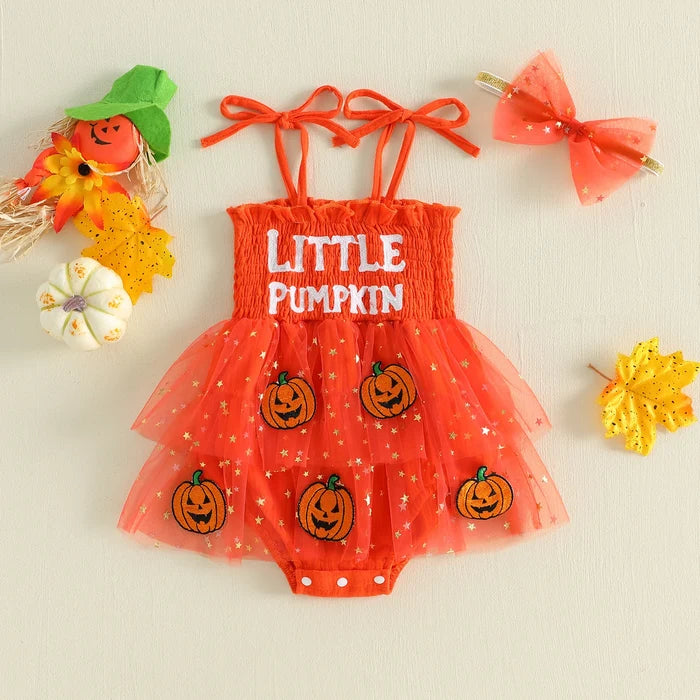 HALLOWEEN Layered Tutu Romper