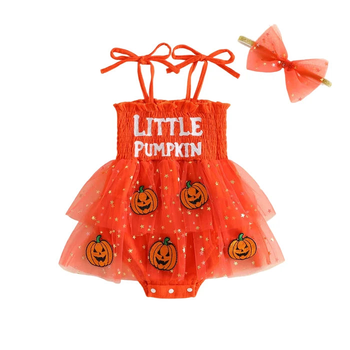 HALLOWEEN Layered Tutu Romper