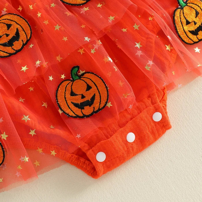 HALLOWEEN Layered Tutu Romper