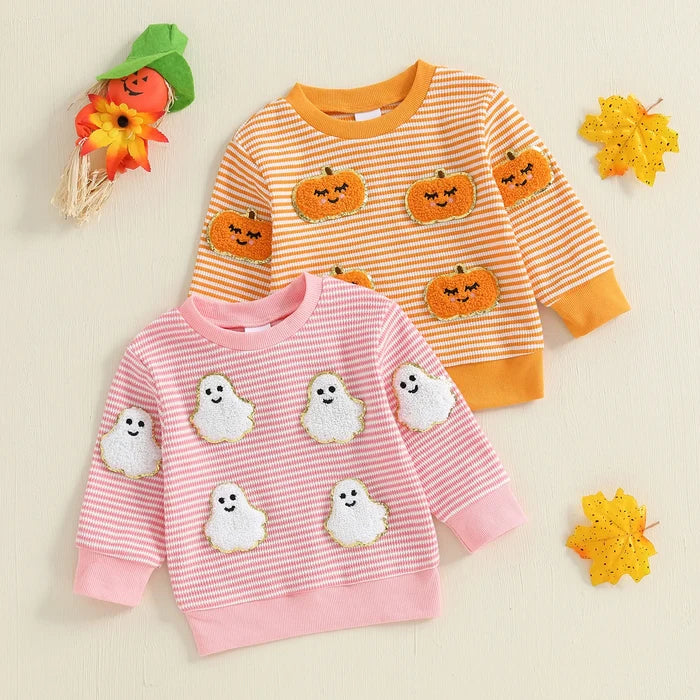 HALLOWEEN Striped Sweatshirt