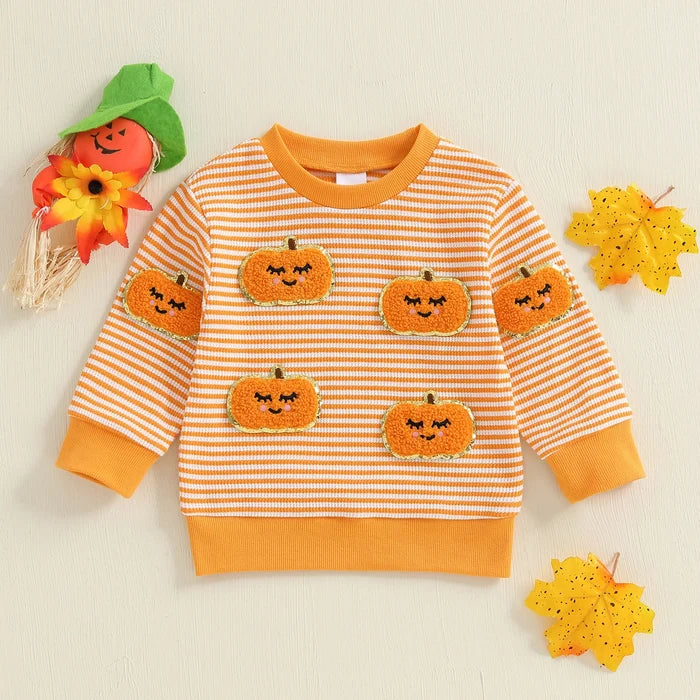 HALLOWEEN Striped Sweatshirt