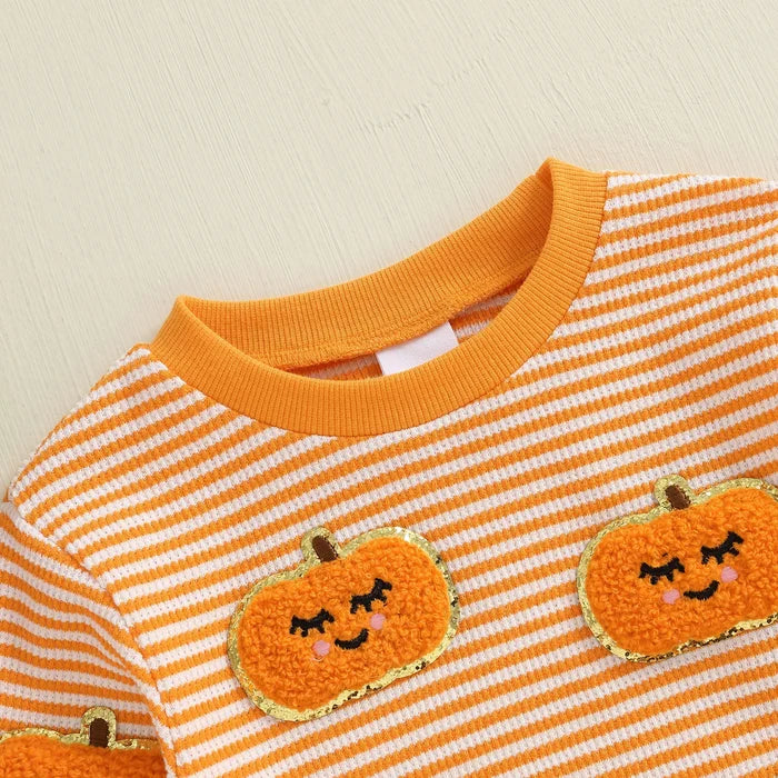 HALLOWEEN Striped Sweatshirt