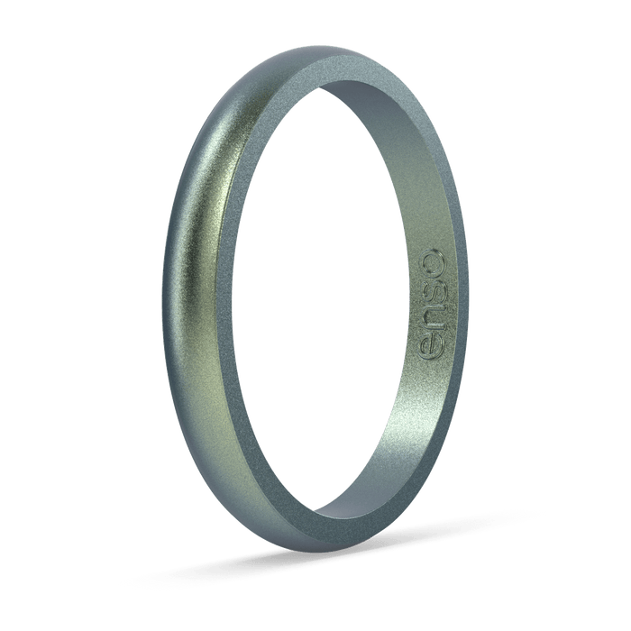 Elements Classic Halo Silicone Ring - Volcanic Ash
