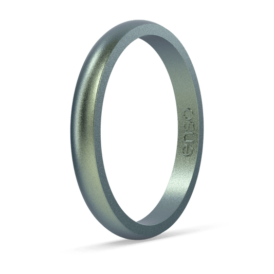 Elements Classic Halo Silicone Ring - Volcanic Ash