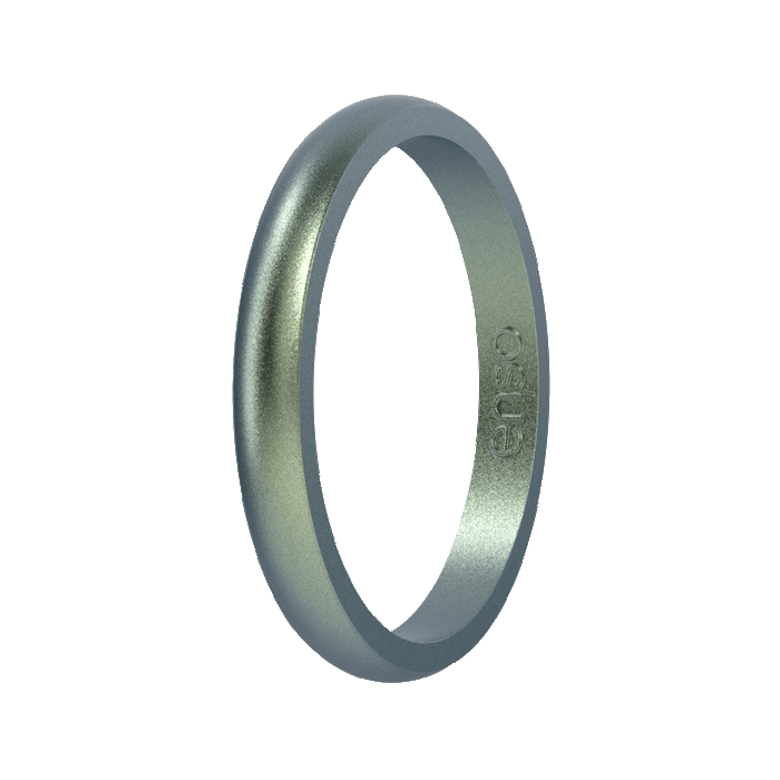 Elements Classic Halo Silicone Ring - Volcanic Ash
