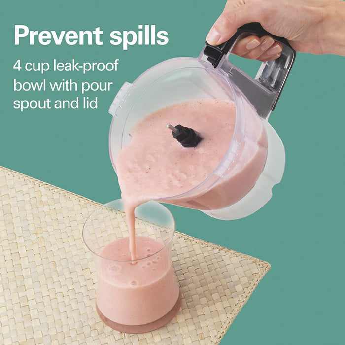 HAMILTON BEACH Stack and Snap Compact Food Processor - 70510