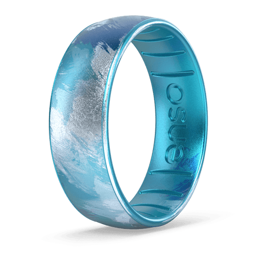 Handcrafted Classic Silicone Ring - Deep Sea