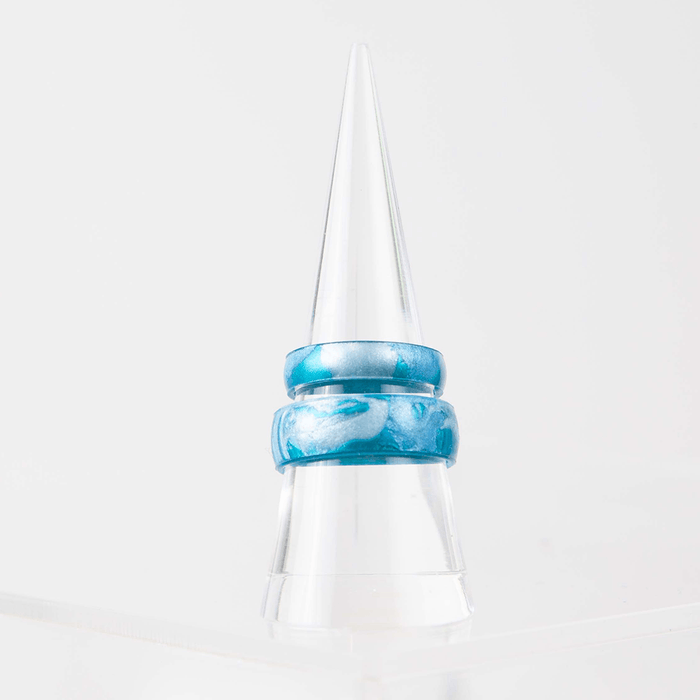 Handcrafted Classic Silicone Ring - Deep Sea