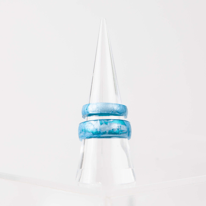 Handcrafted Classic Silicone Ring - Deep Sea