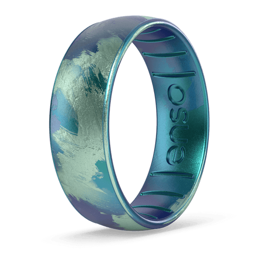 Handcrafted Classic Silicone Ring - Forest