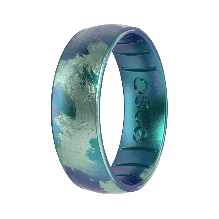Handcrafted Classic Silicone Ring - Forest