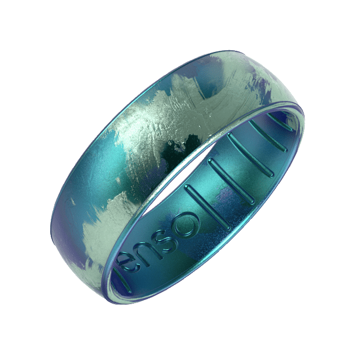 Handcrafted Classic Silicone Ring - Forest