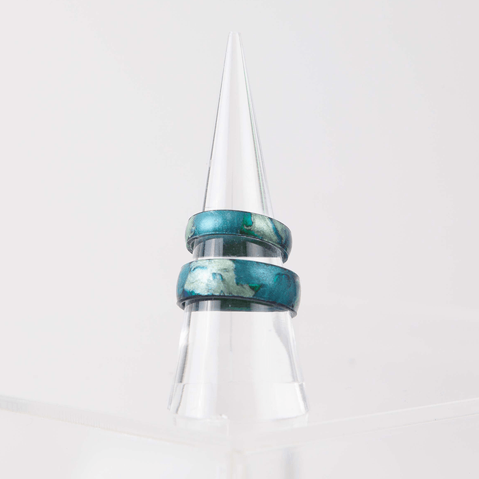 Handcrafted Classic Silicone Ring - Forest