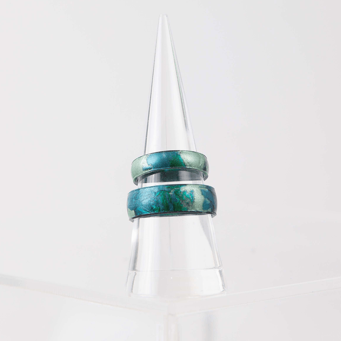 Handcrafted Classic Silicone Ring - Forest