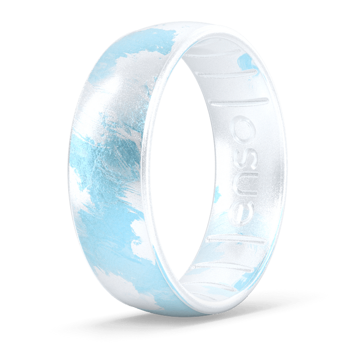 Handcrafted Classic Silicone Ring - Ocean Mist