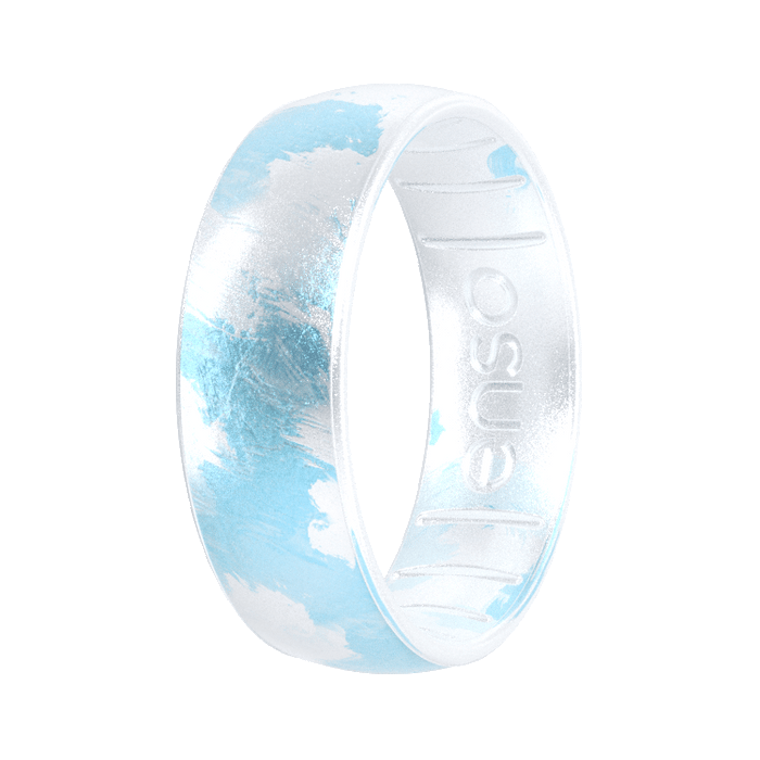 Handcrafted Classic Silicone Ring - Ocean Mist