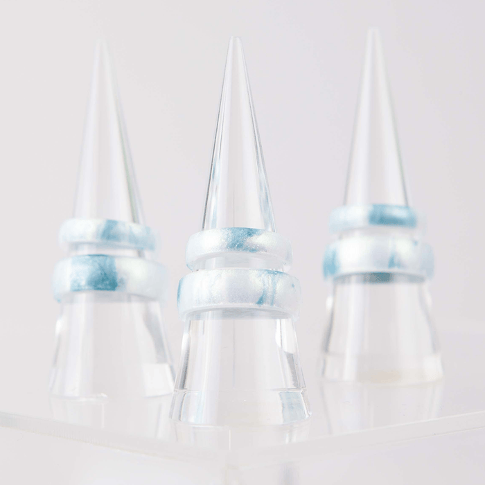 Handcrafted Classic Silicone Ring - Ocean Mist