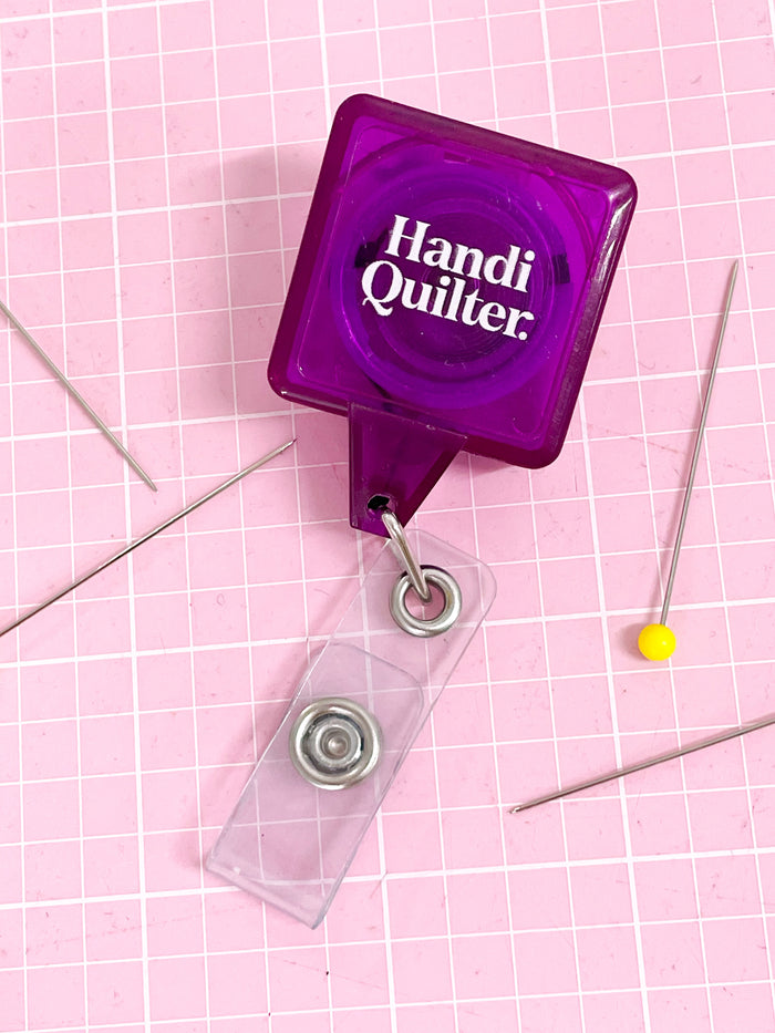 Purple Handi Quilter Retractable Scissor Holder