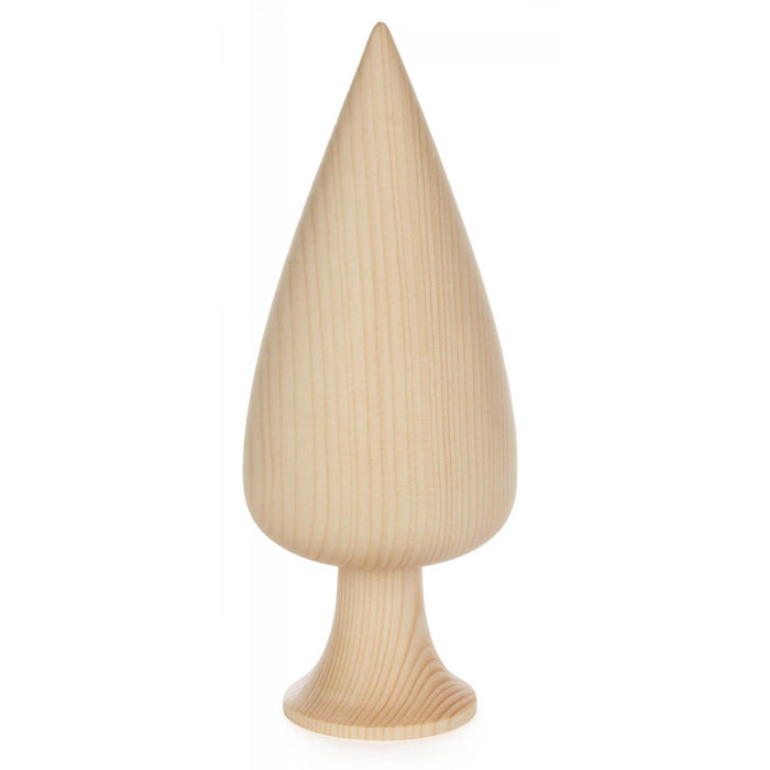 Handmade Modern Wood Turned Holiday Tabletop Tree